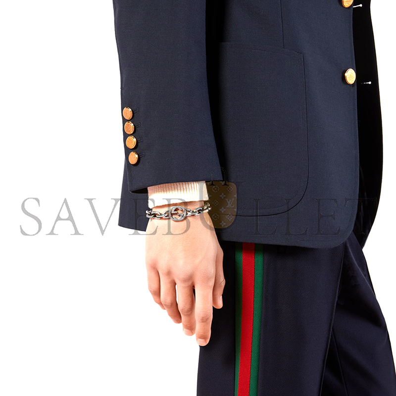 GUCCI INTERLOCKING BRACELET 627068 J8400 0728